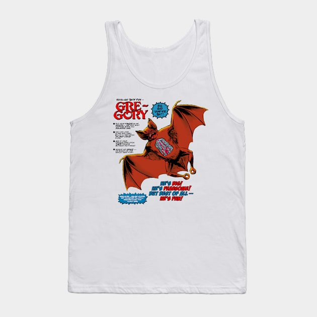 Gre-Gory - Big, Bad Vampire Bat! Tank Top by UnlovelyFrankenstein